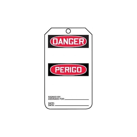 Accuform Caution, RP-Plastic, 3-1/4 in Width, 3/8 in Height, , 25 PK TMP191CTP